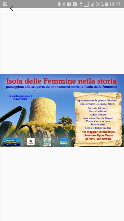Villa le Due Palme Isola delle Femmine Esterno foto